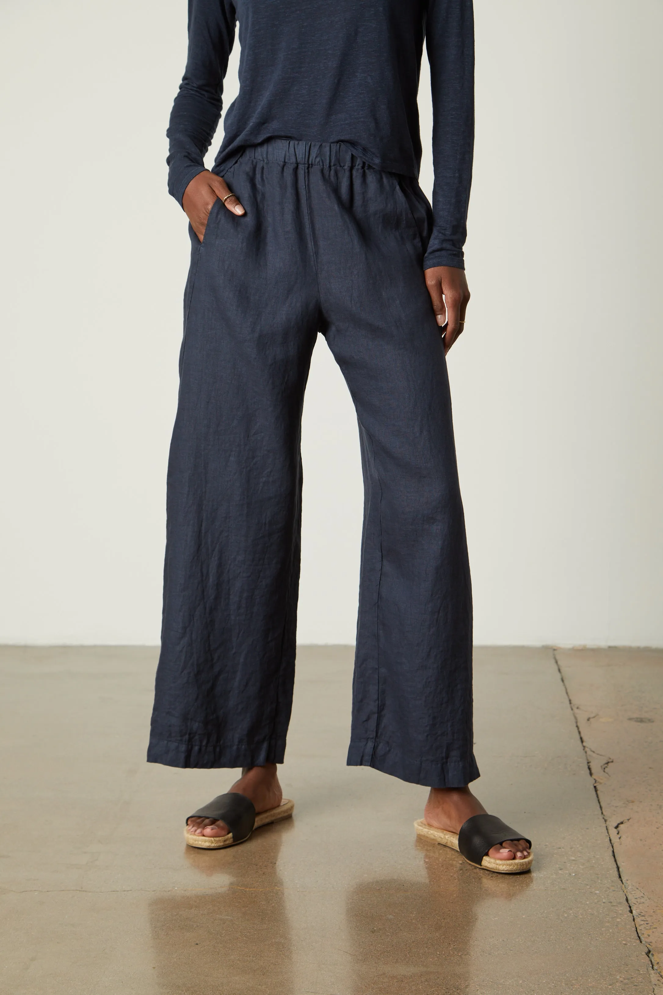 Lola | Woven Linen Pant