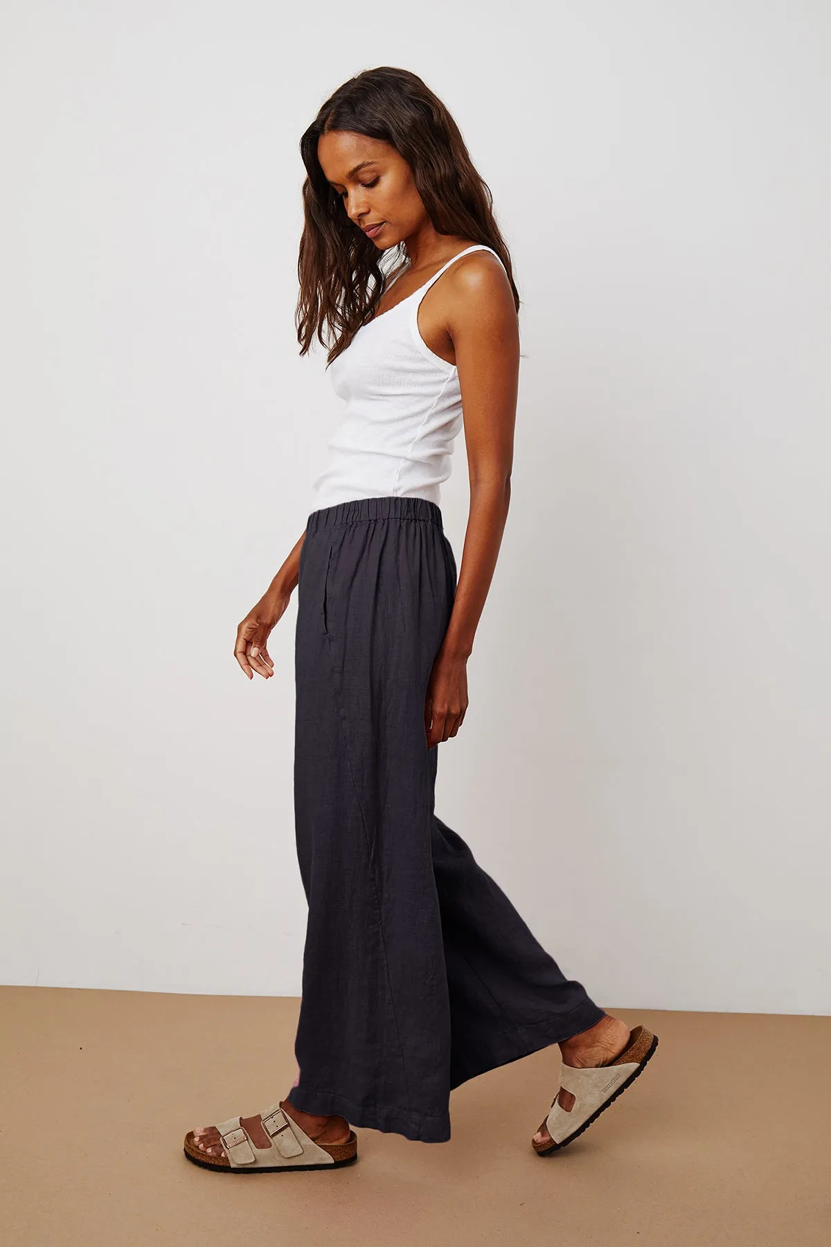 Lola | Woven Linen Pant