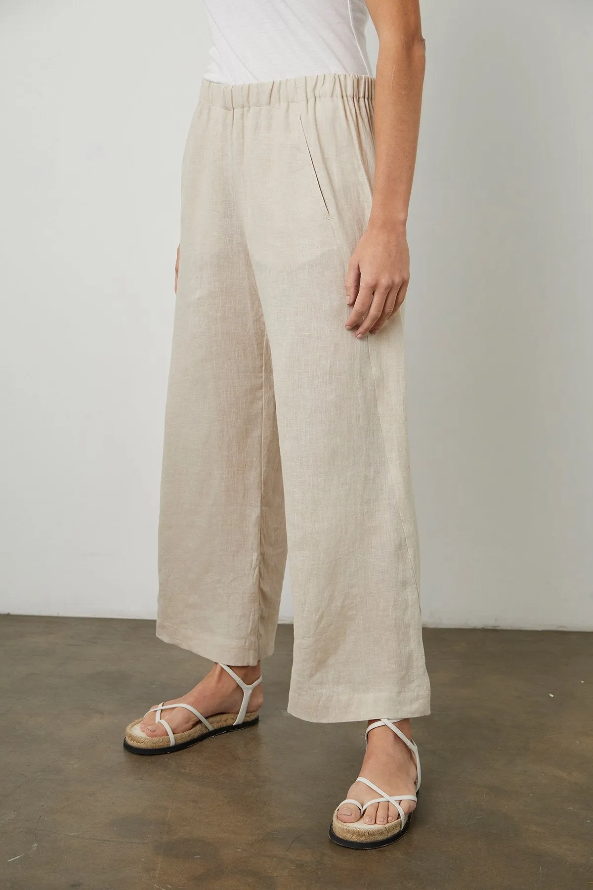 Lola | Woven Linen Pant