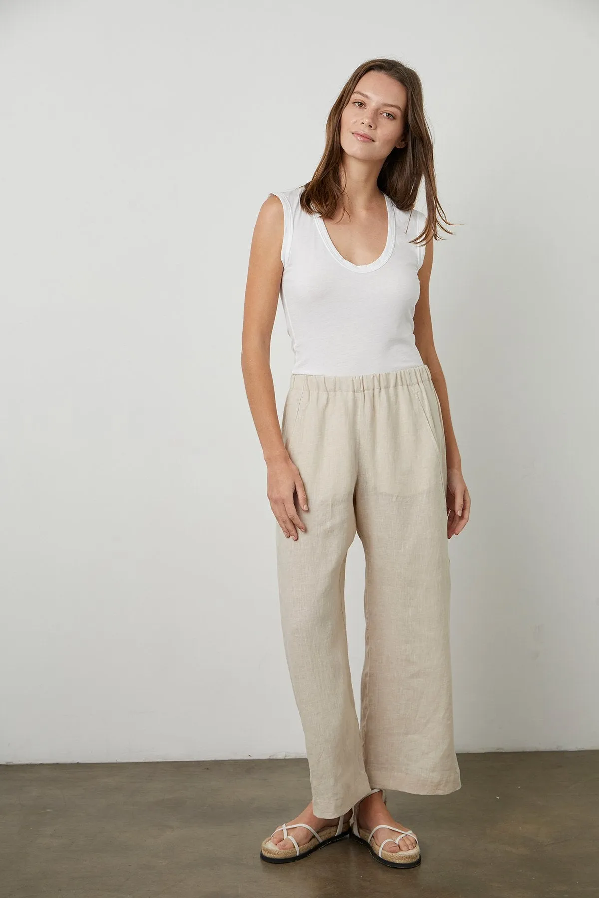 Lola | Woven Linen Pant