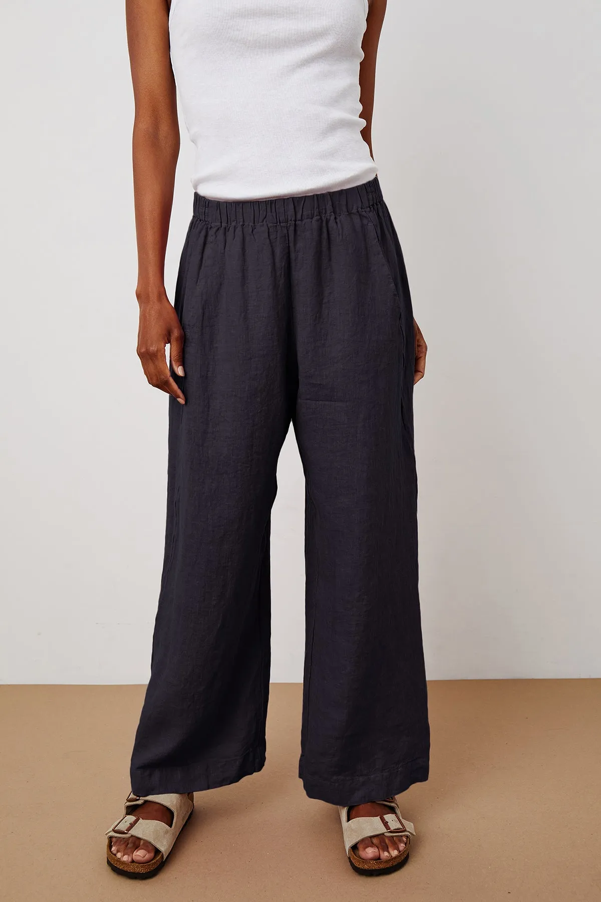 Lola | Woven Linen Pant