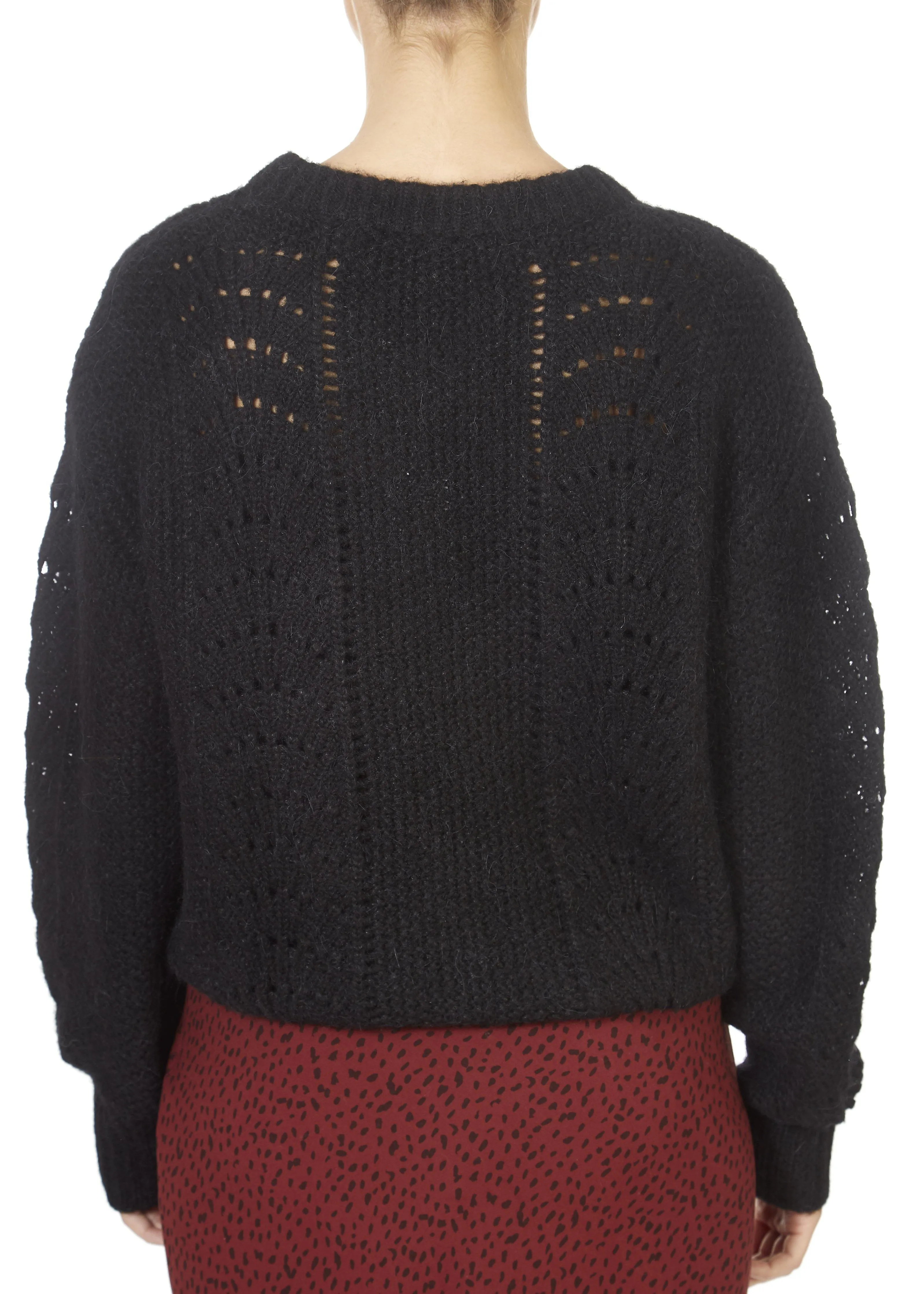 'Mara' Knitted Black Jumper