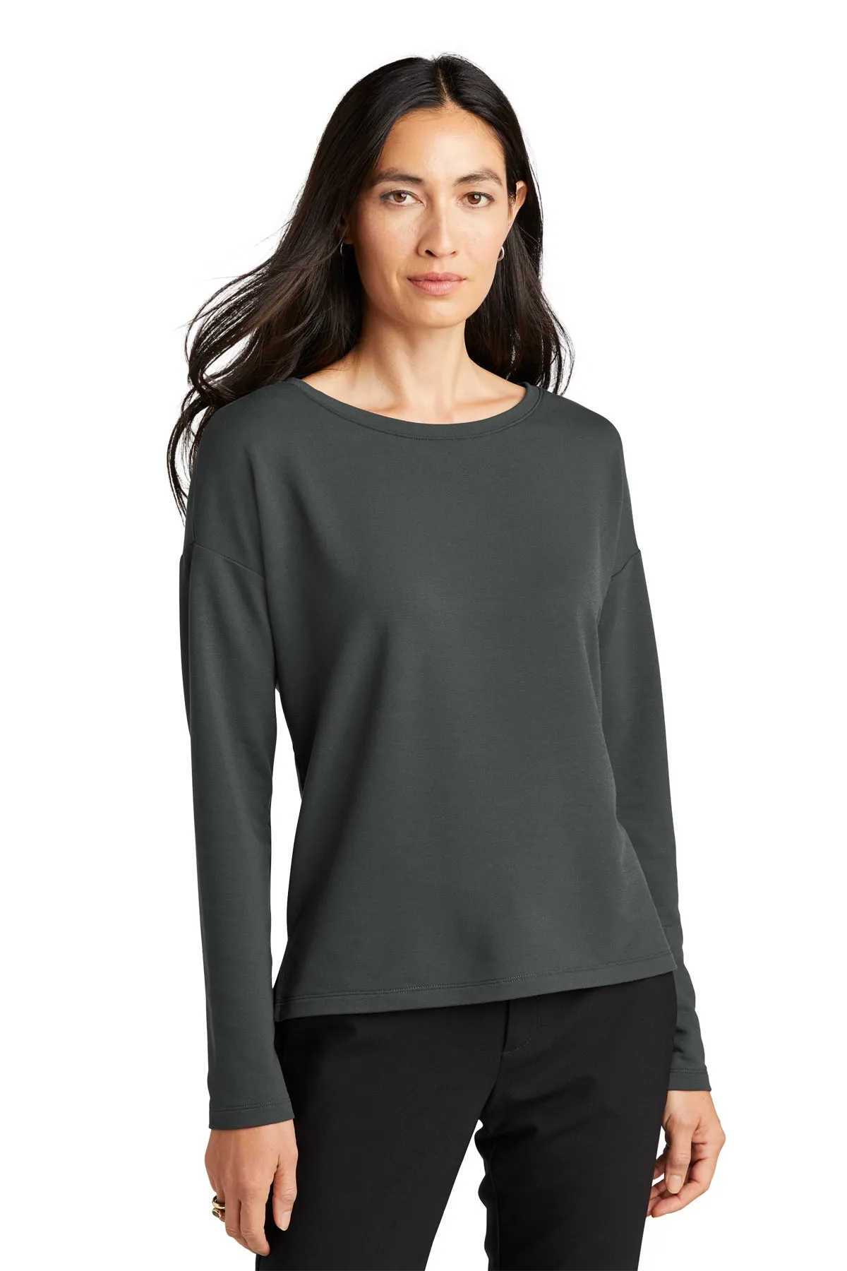 Marianna Drop Shoulder Pullover - Anchor Grey (Ships in 1-2 Weeks)