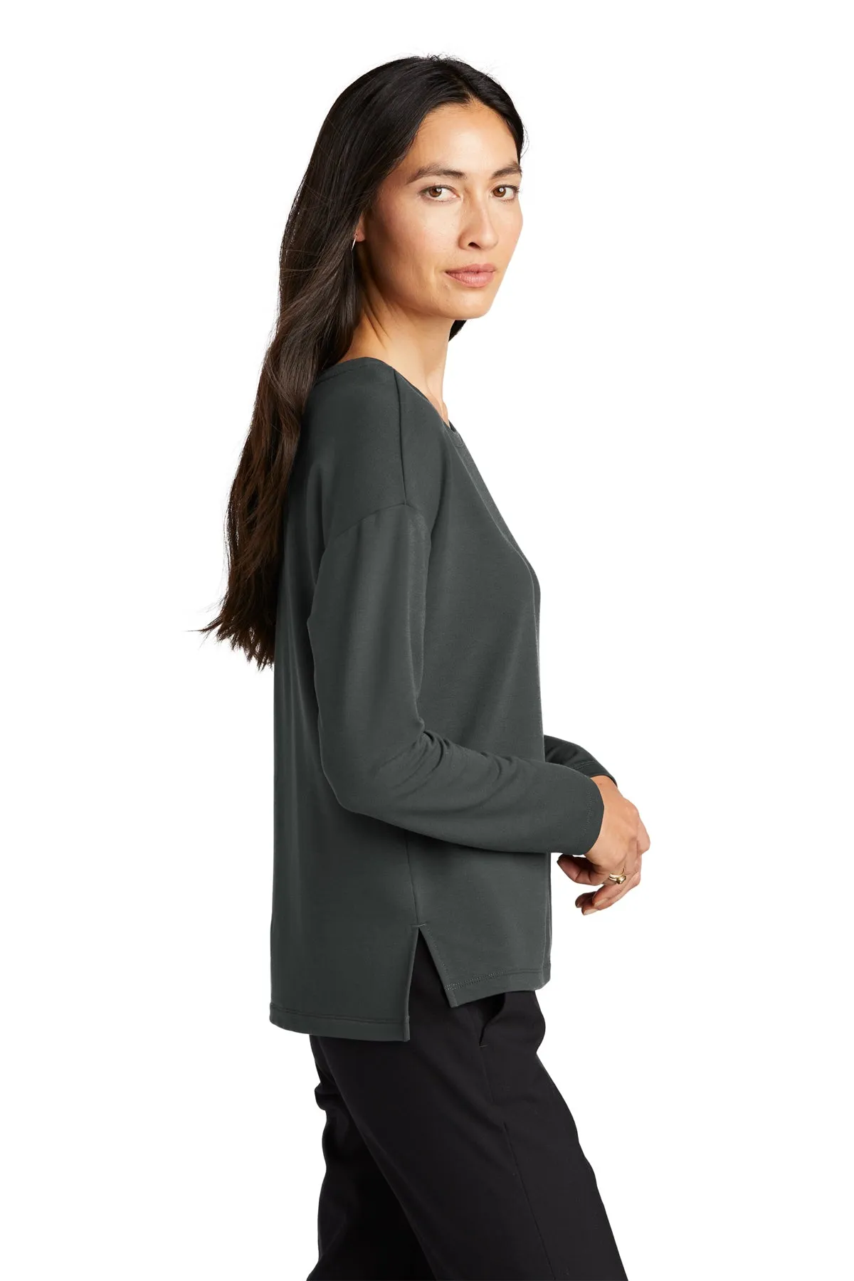 Marianna Drop Shoulder Pullover - Anchor Grey (Ships in 1-2 Weeks)