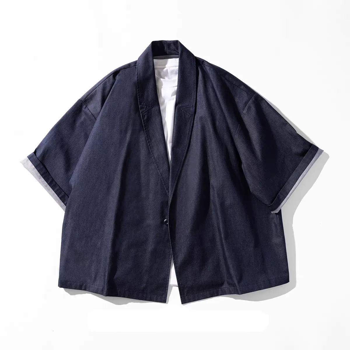 Men Formal Streetwear Kimono Jacket