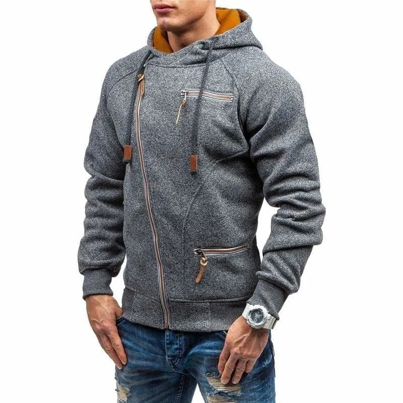 Men zipper hoodie Just For You