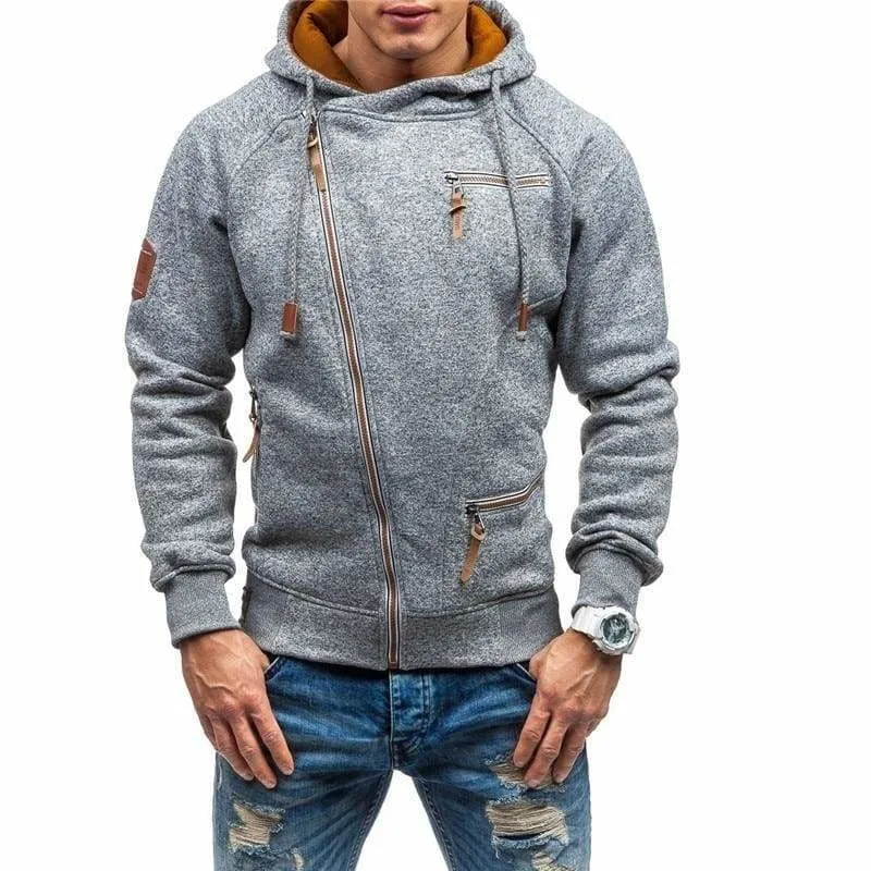 Men zipper hoodie Just For You