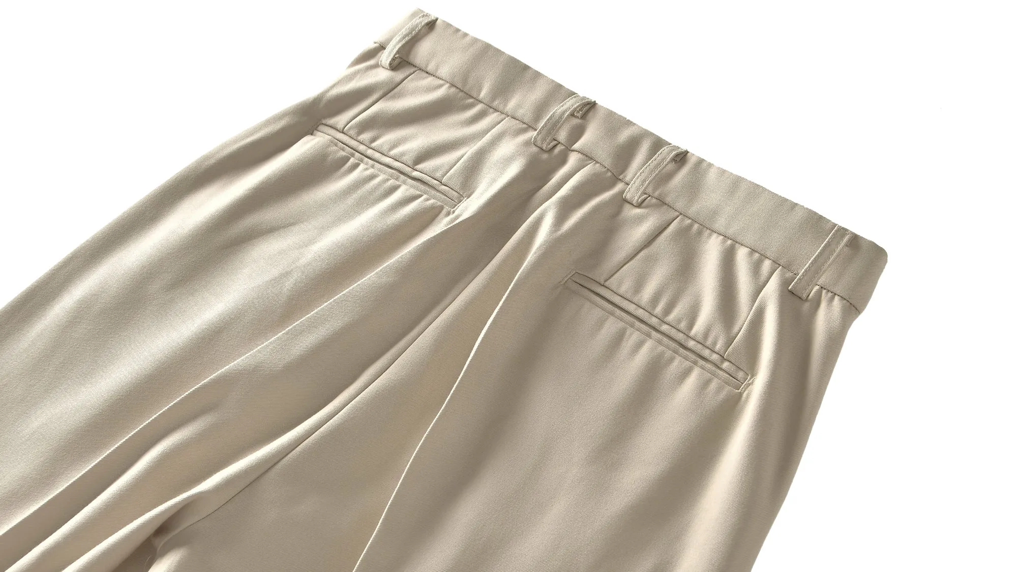 Men's Double Pleated Wide Leg Pants