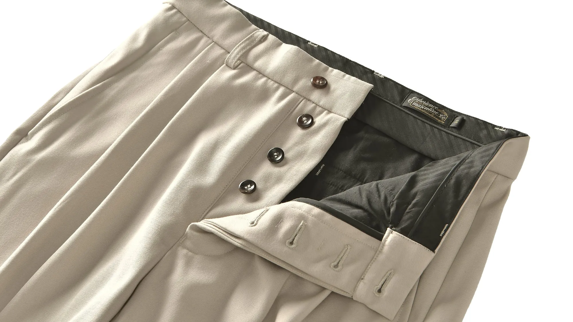 Men's Double Pleated Wide Leg Pants