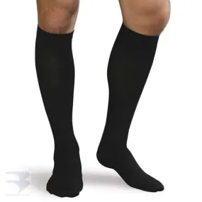 Men's Ribbed Dress Support Socks (30-40 mm Hg Compression)