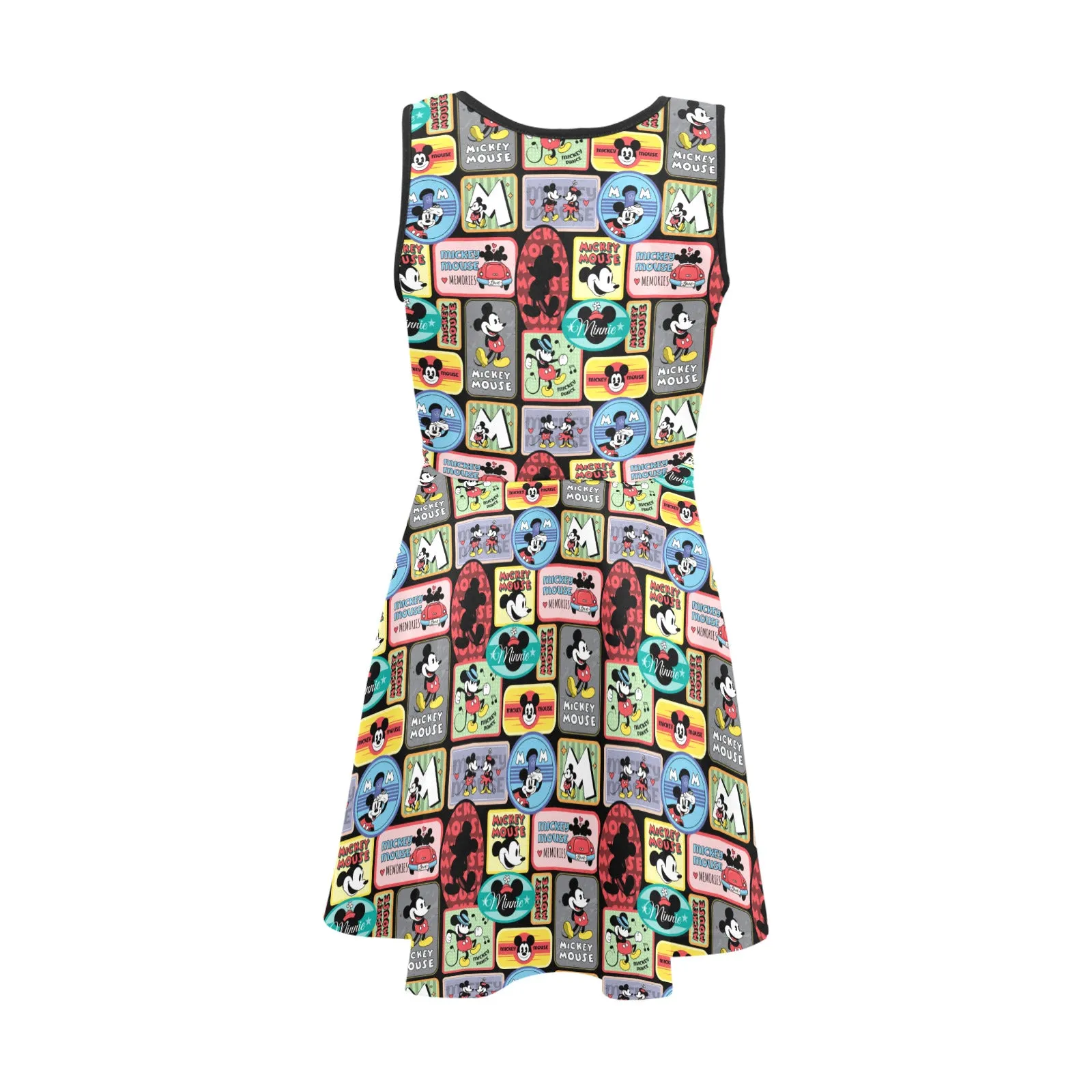 Mickey Stickers Girls' Sleeveless Sundress