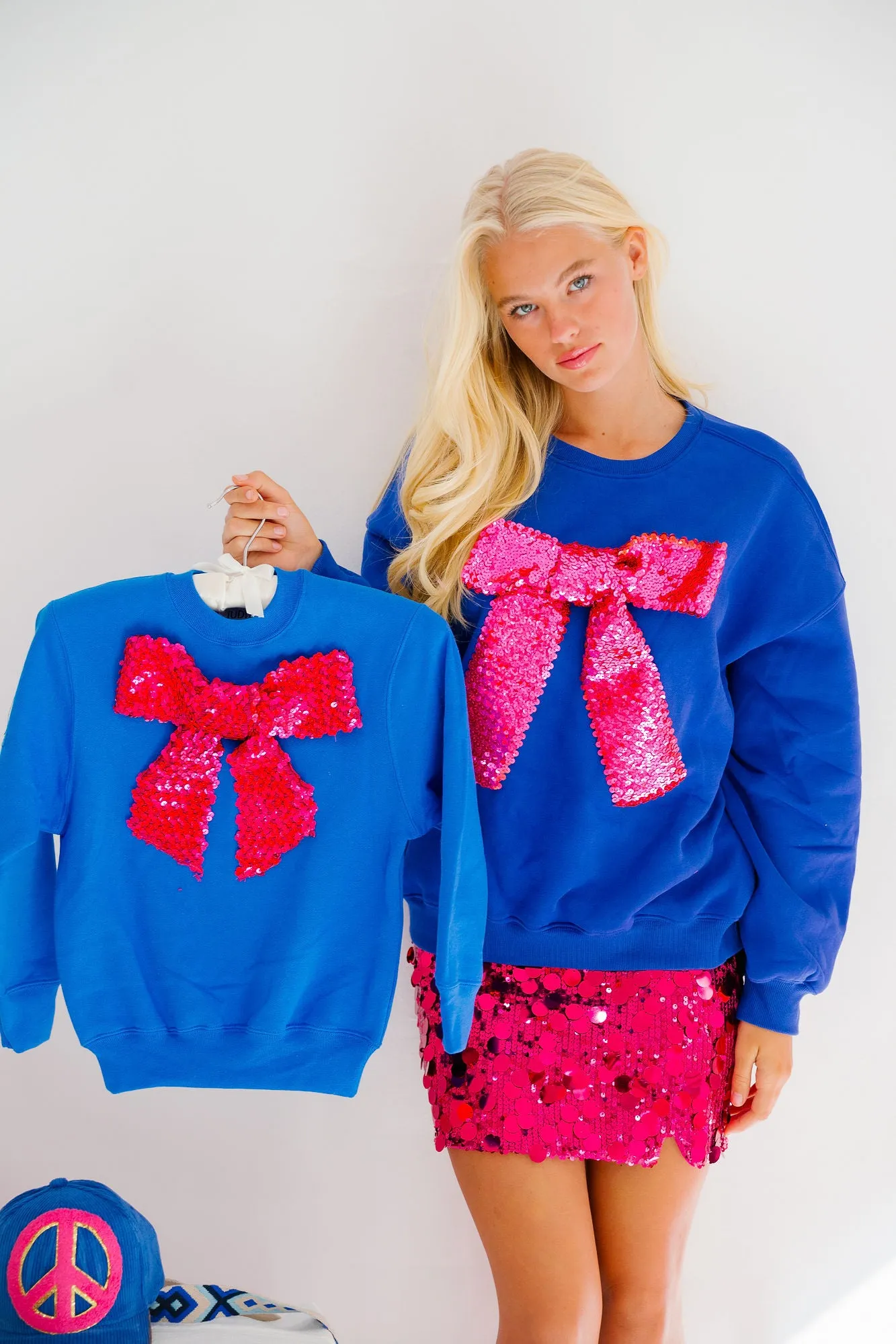 MINI KIDS SEASON TO SPARKLE ROYAL PULLOVER