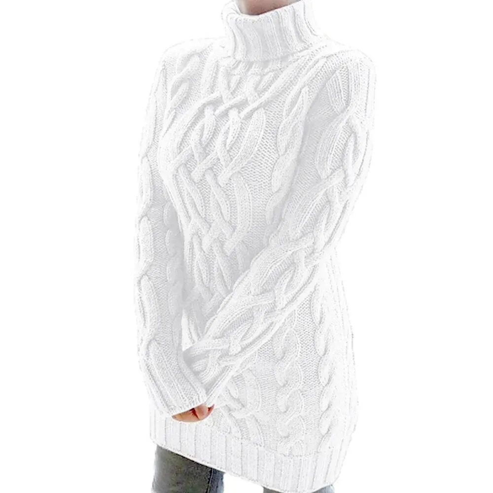 Mini Knit Sweater Dress for Women Autumn Winter*