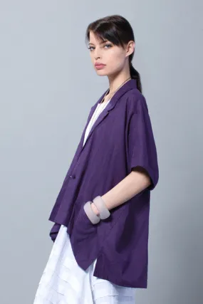 Minimalist Jacket in Crocus Napoli