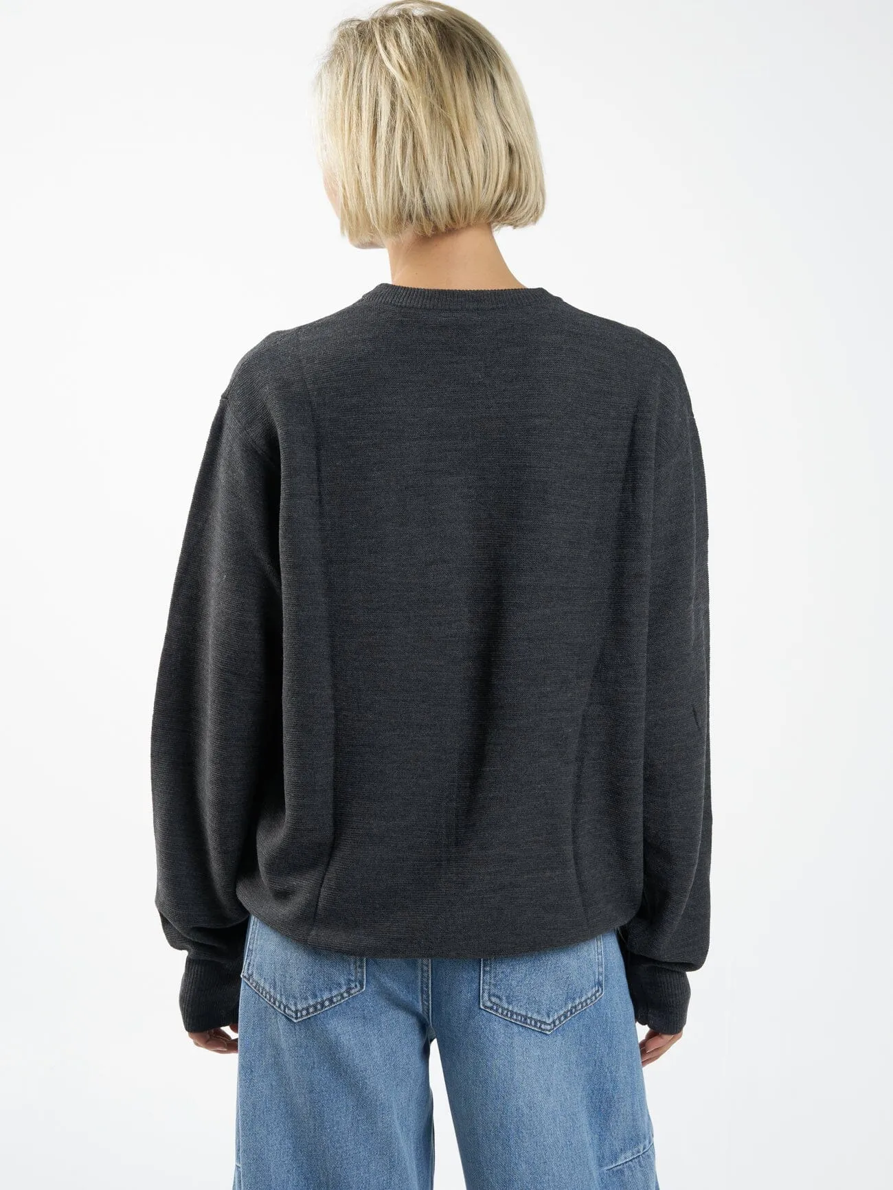 Ollie Knit Pullover - Charcoal