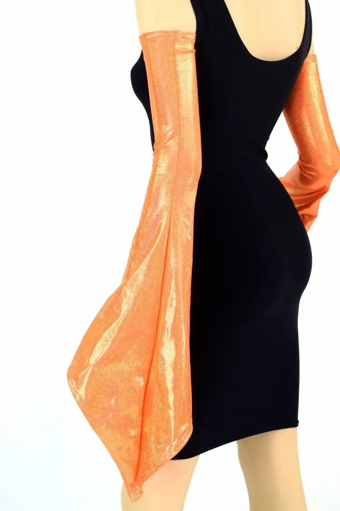 Orange Pixie Arm Warmer Sleeves