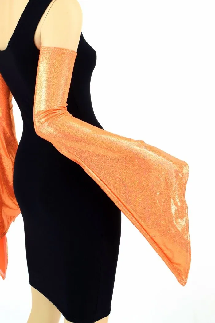 Orange Pixie Arm Warmer Sleeves