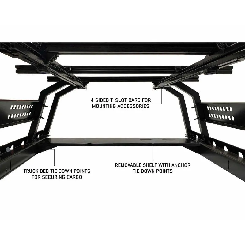 Overland Vehicle Systems Discovery Rack - Mid Size Truck Short Bed Application