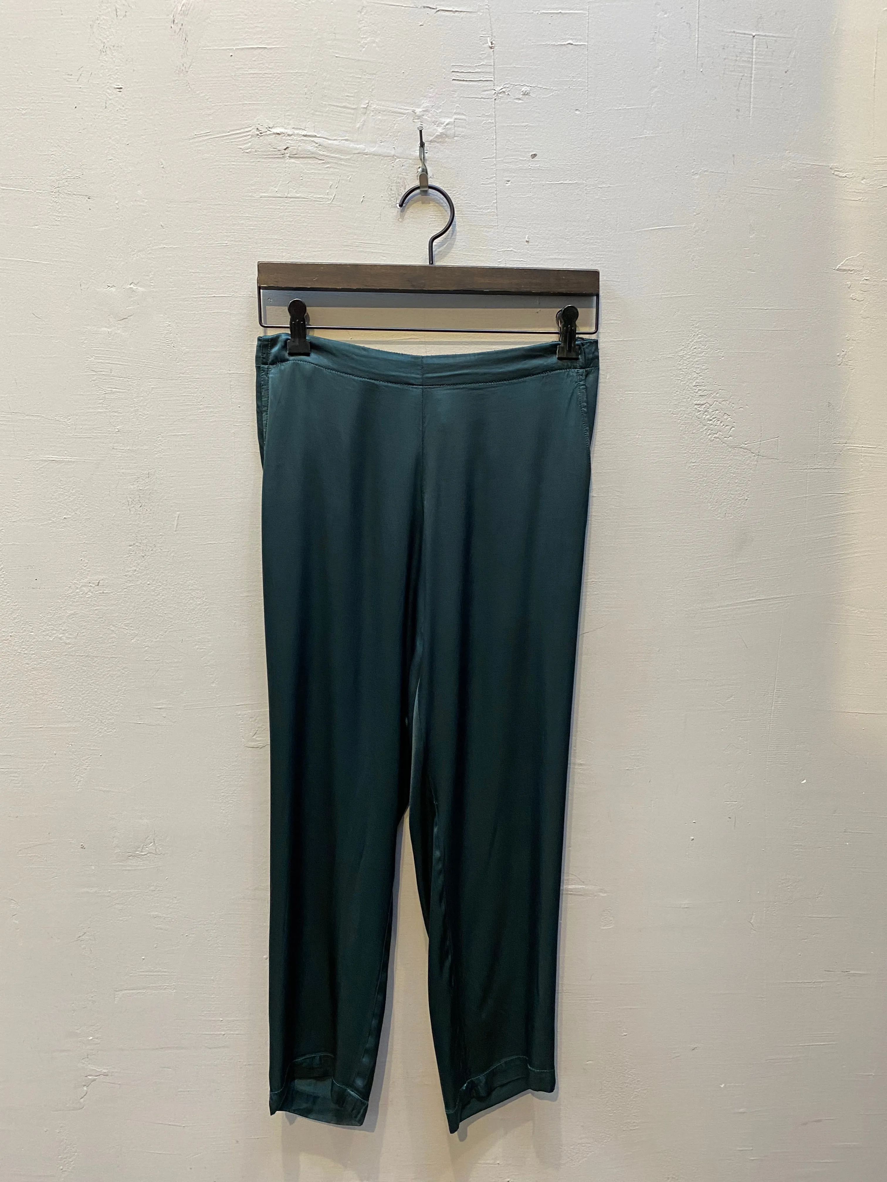 Parker Pant in Vintage Satin - Bottle *Final Sale*