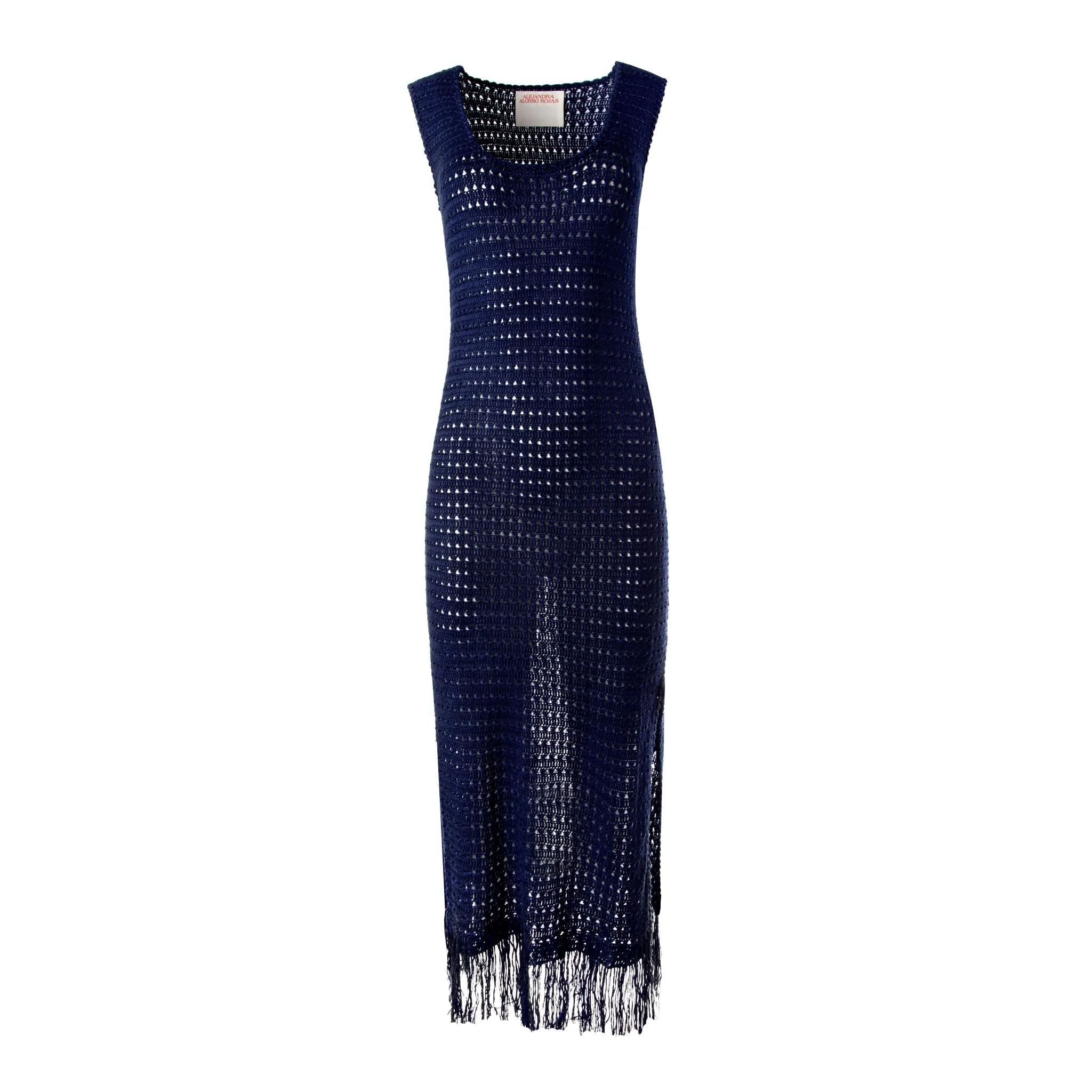 Patri Blue Hand Crochet Dress