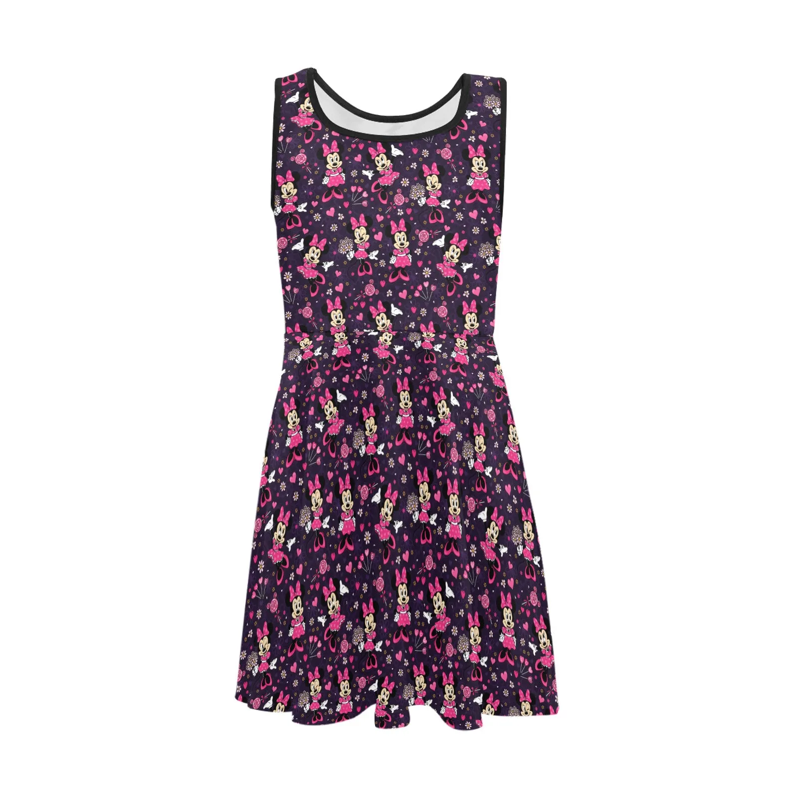 Pink Minnie Girls' Sleeveless Sundress