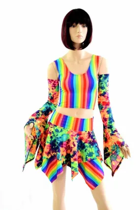 Pixie Day-Tripper Set in Acid Splash & Rainbow