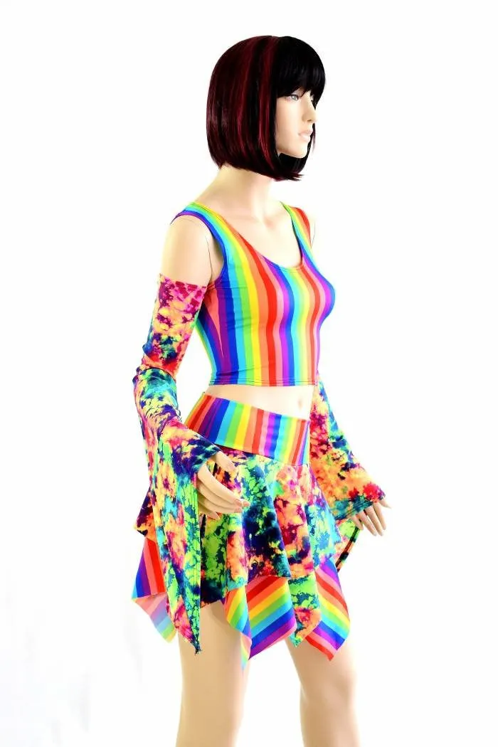 Pixie Day-Tripper Set in Acid Splash & Rainbow