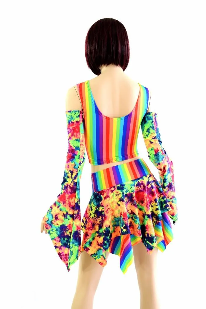 Pixie Day-Tripper Set in Acid Splash & Rainbow