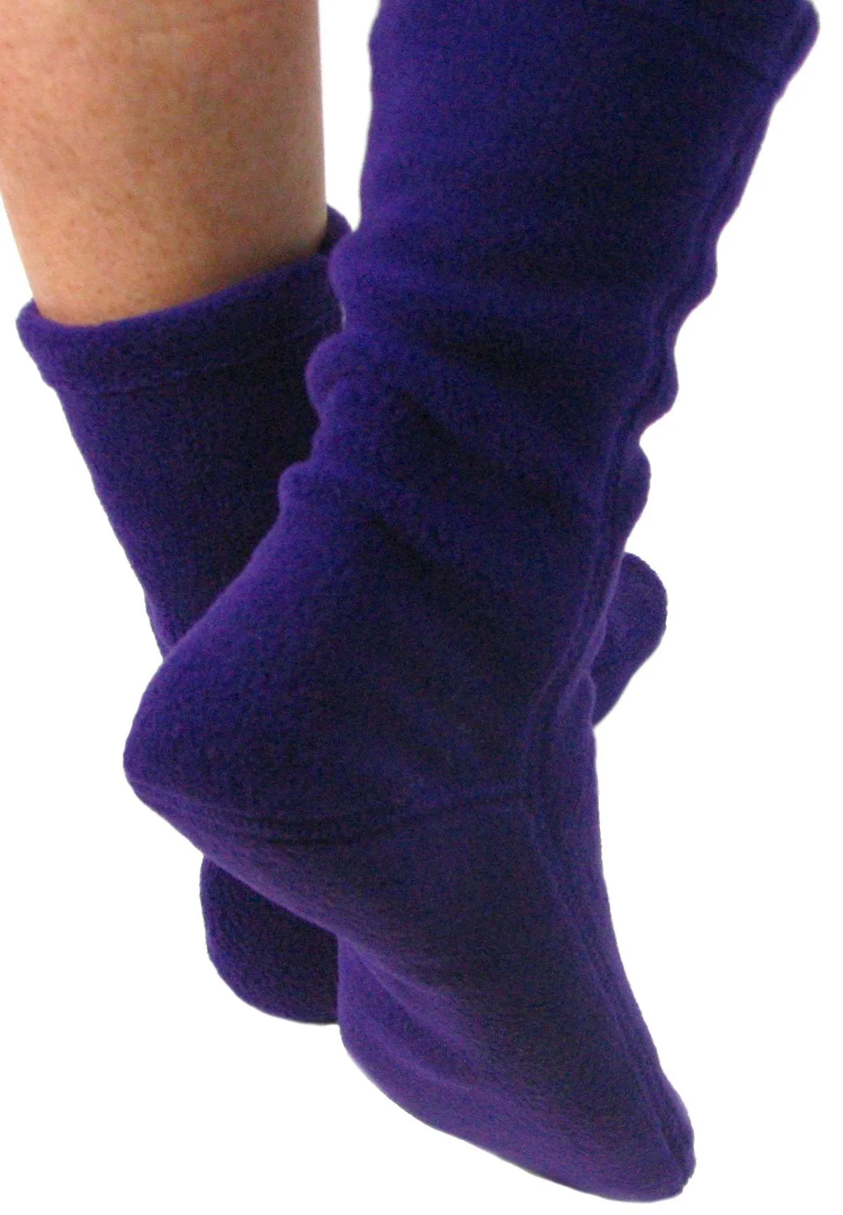 Polar Feet Fleece Socks - Purple Rain