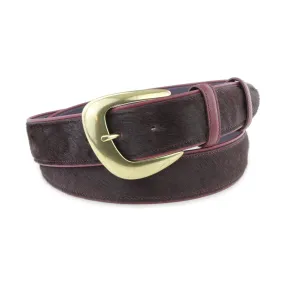 Pomegranate Pony Hair Belt