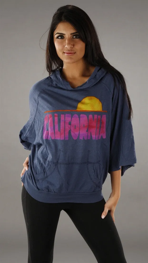 Public Library California Sun Hoodie in Navy