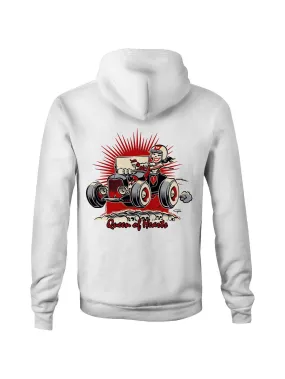 Queen of Hearts - Fleecy Womens Hoodie