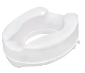 Raised Toilet Seat with Lock, 4"