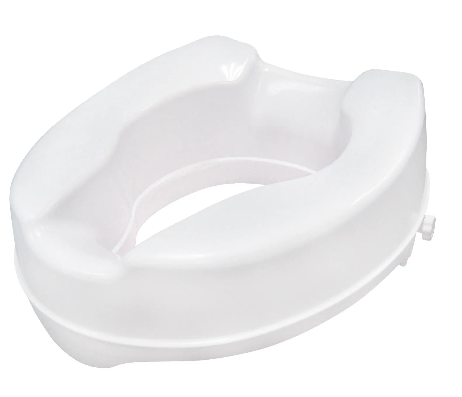 Raised Toilet Seat with Lock, 4"