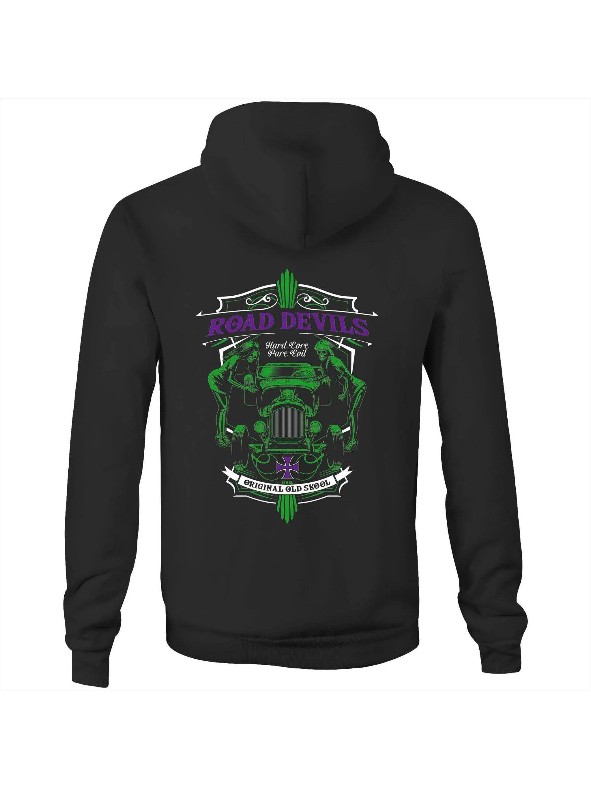 ROAD DEVILS - UNISEX FLEECY HOODIE