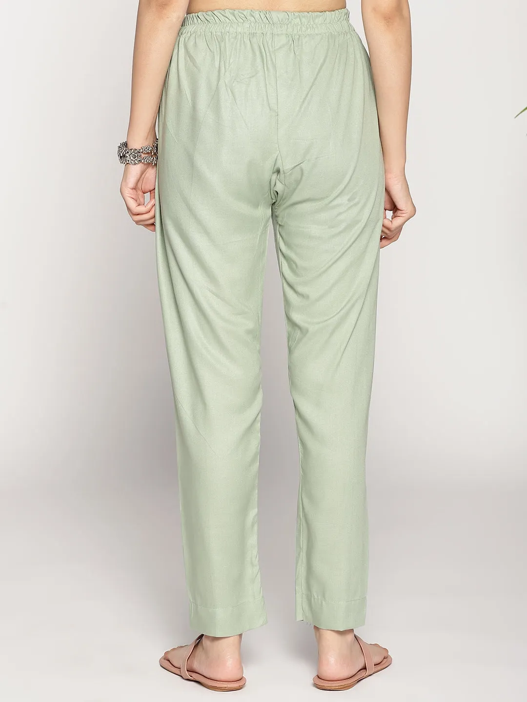 SageGreen Rayon Pants