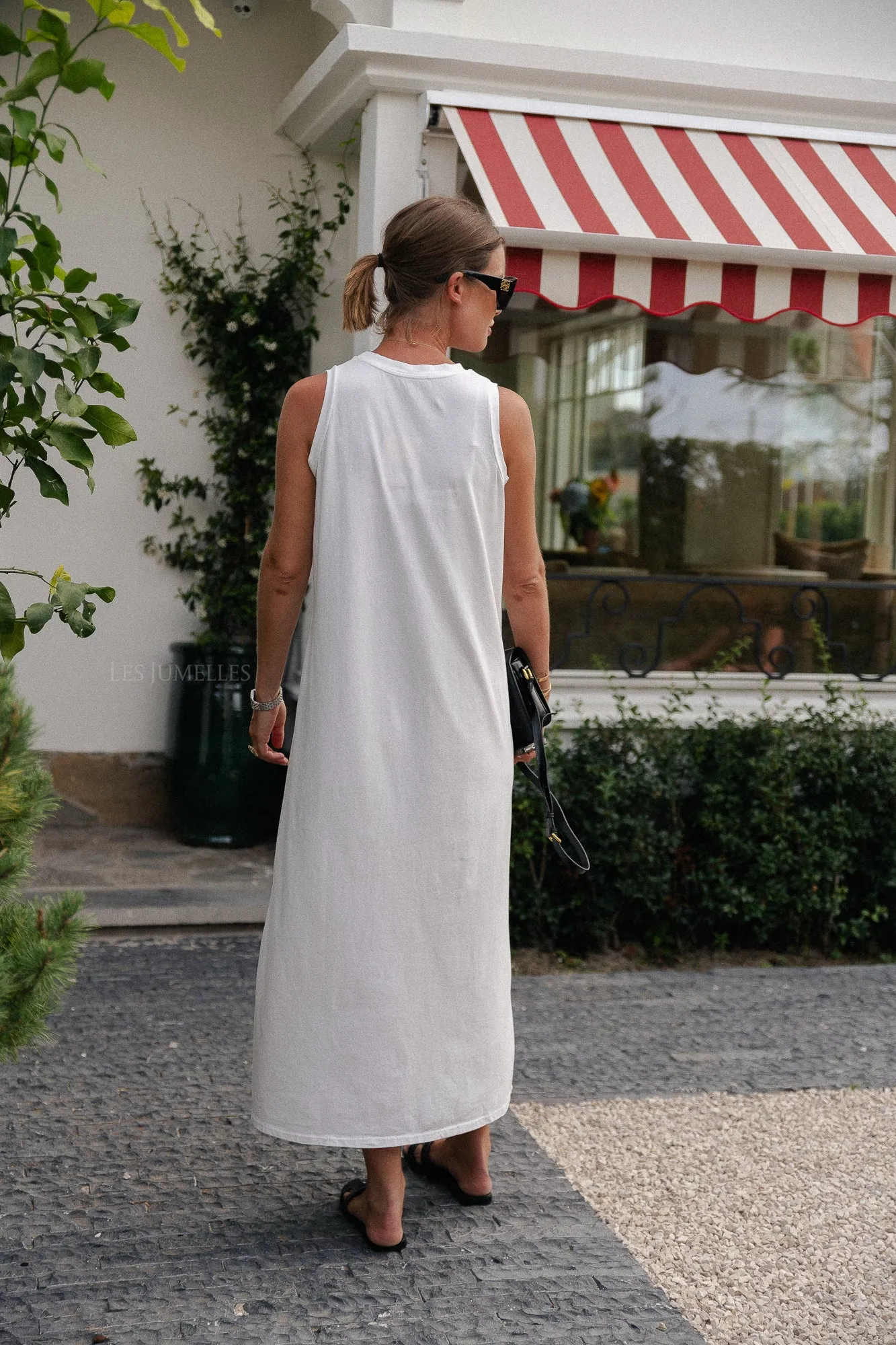 Sally maxi dress white