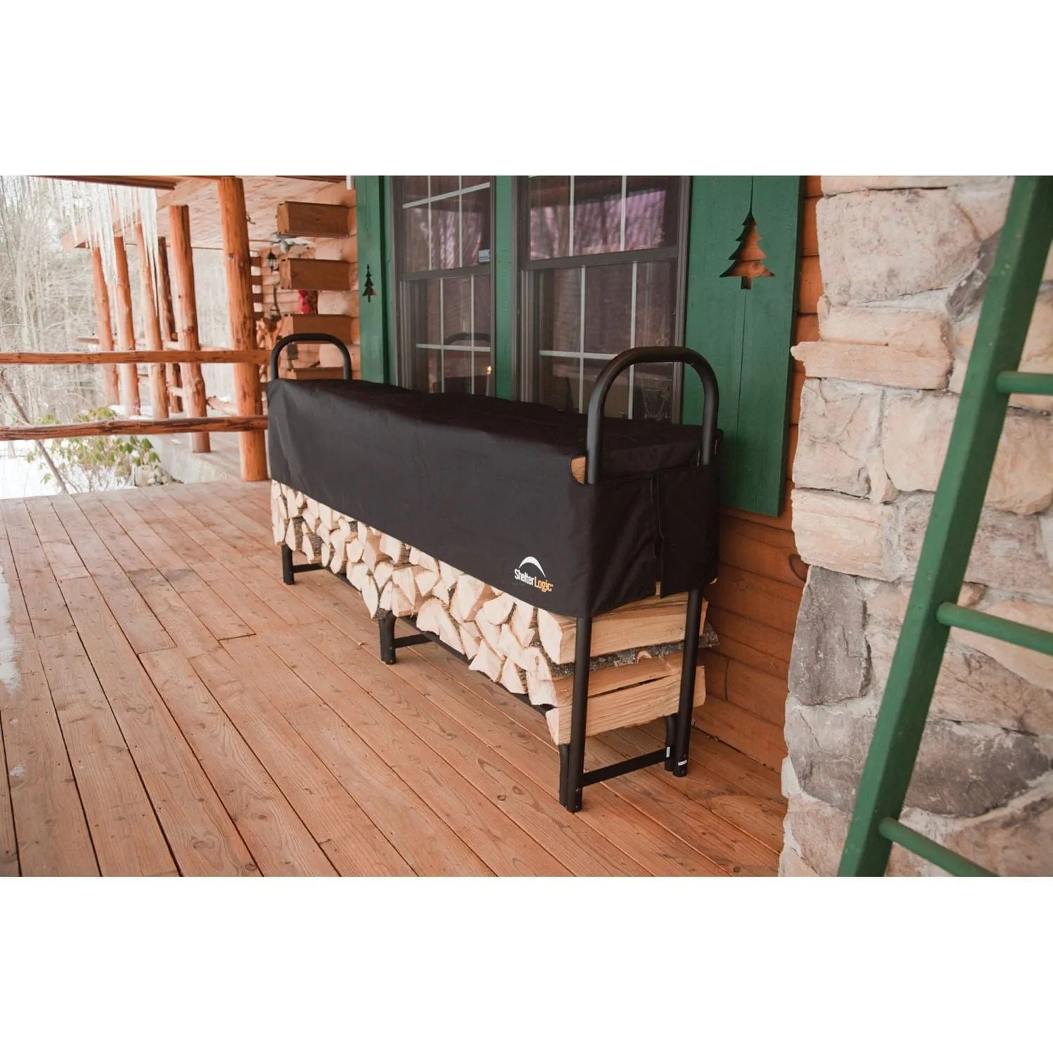 ShelterLogic | Heavy Duty Firewood Rack 4 ft. With Cover