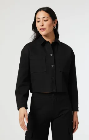 SHIRLEY JACKET IN BLACK MOVE STRETCH