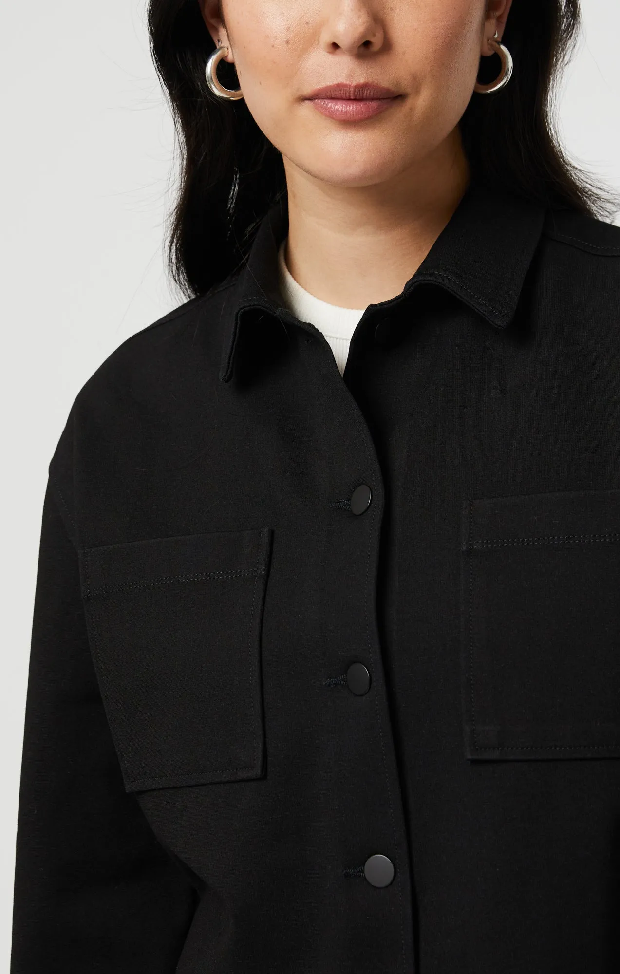 SHIRLEY JACKET IN BLACK MOVE STRETCH