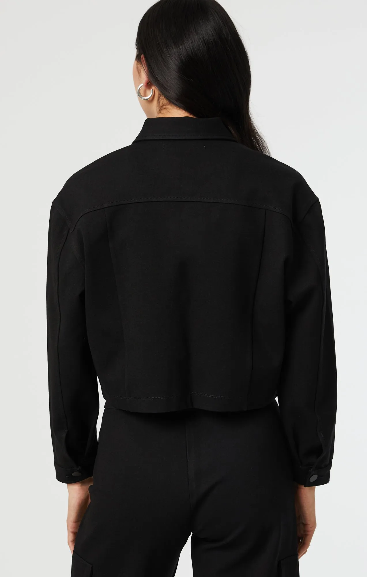 SHIRLEY JACKET IN BLACK MOVE STRETCH