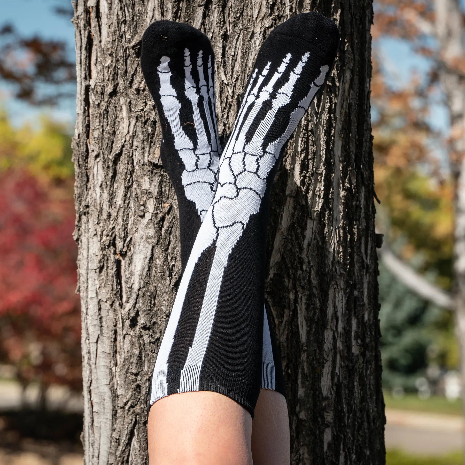 Skeleton Feet Socks