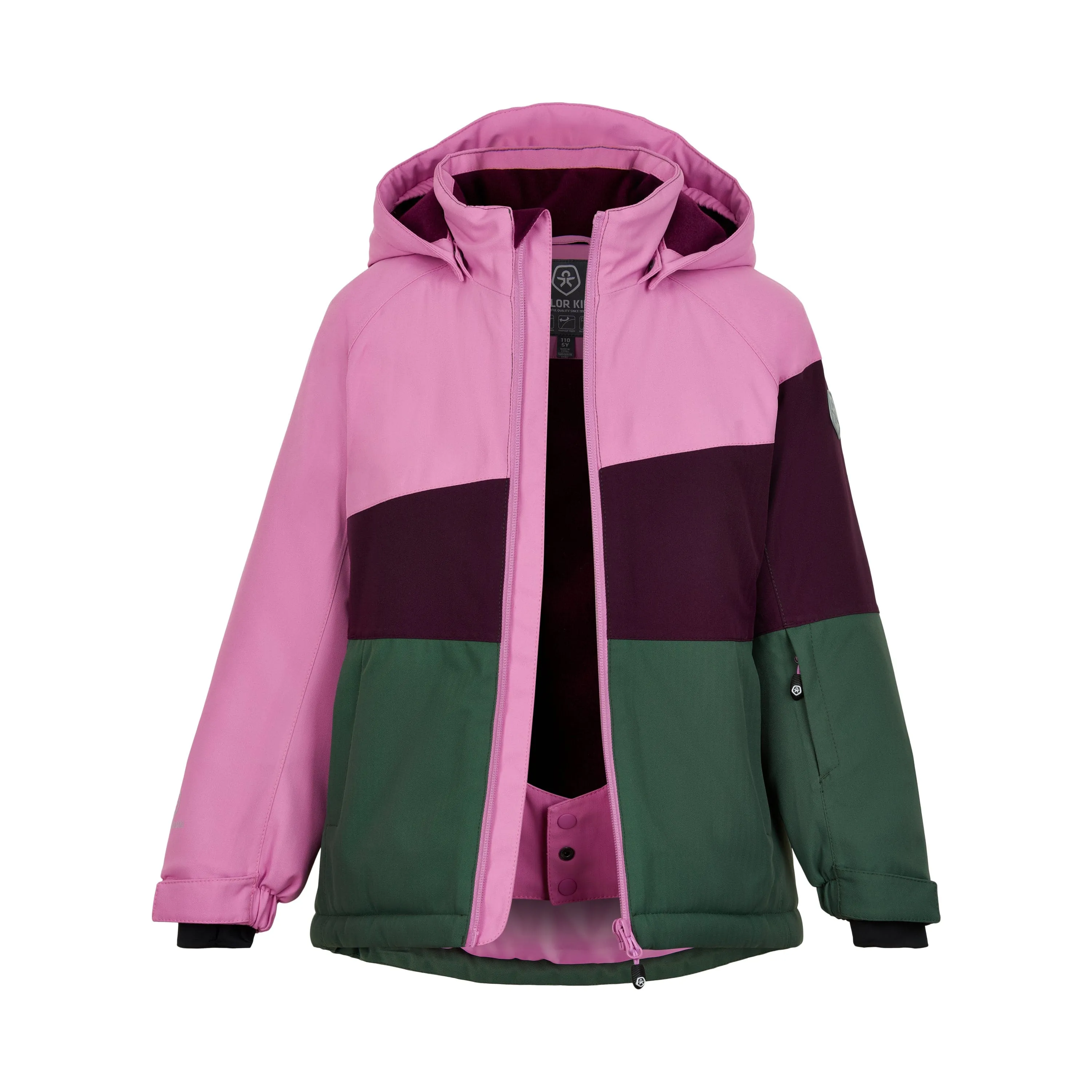 Ski Jacket Airflow 10K in ColorBlock Opera Mauve