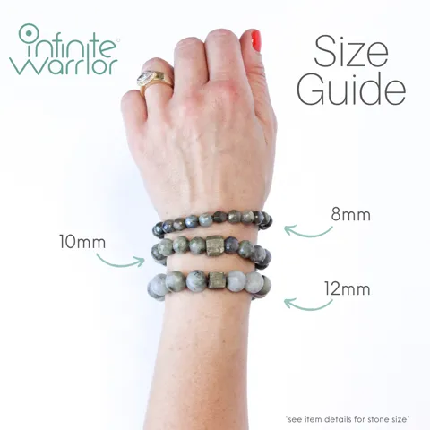 Smoky Quartz Crystal Bracelet | Prehnite