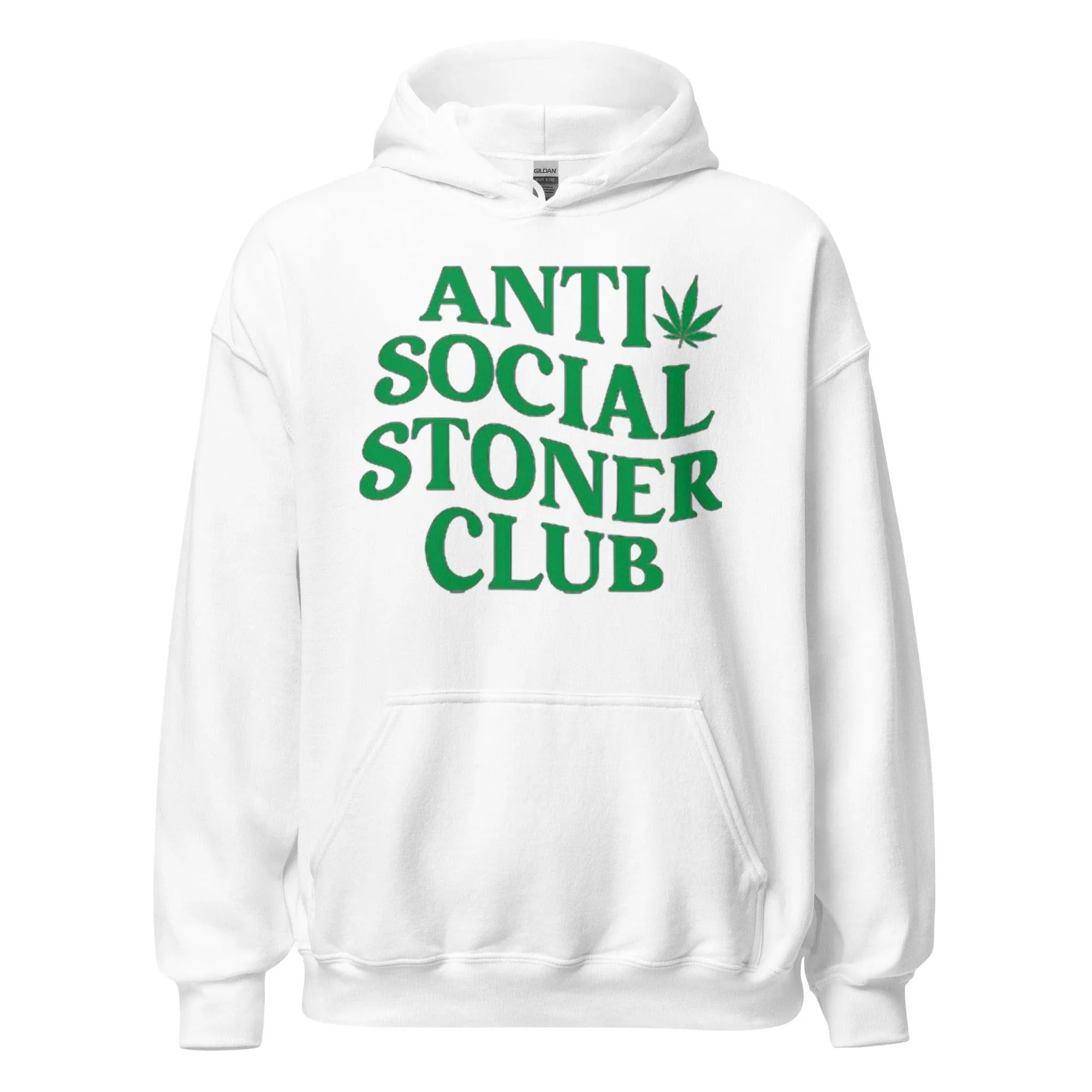 Soft Style Cotton Hoodie Anti Social Stoner Club Top Koala Pullover