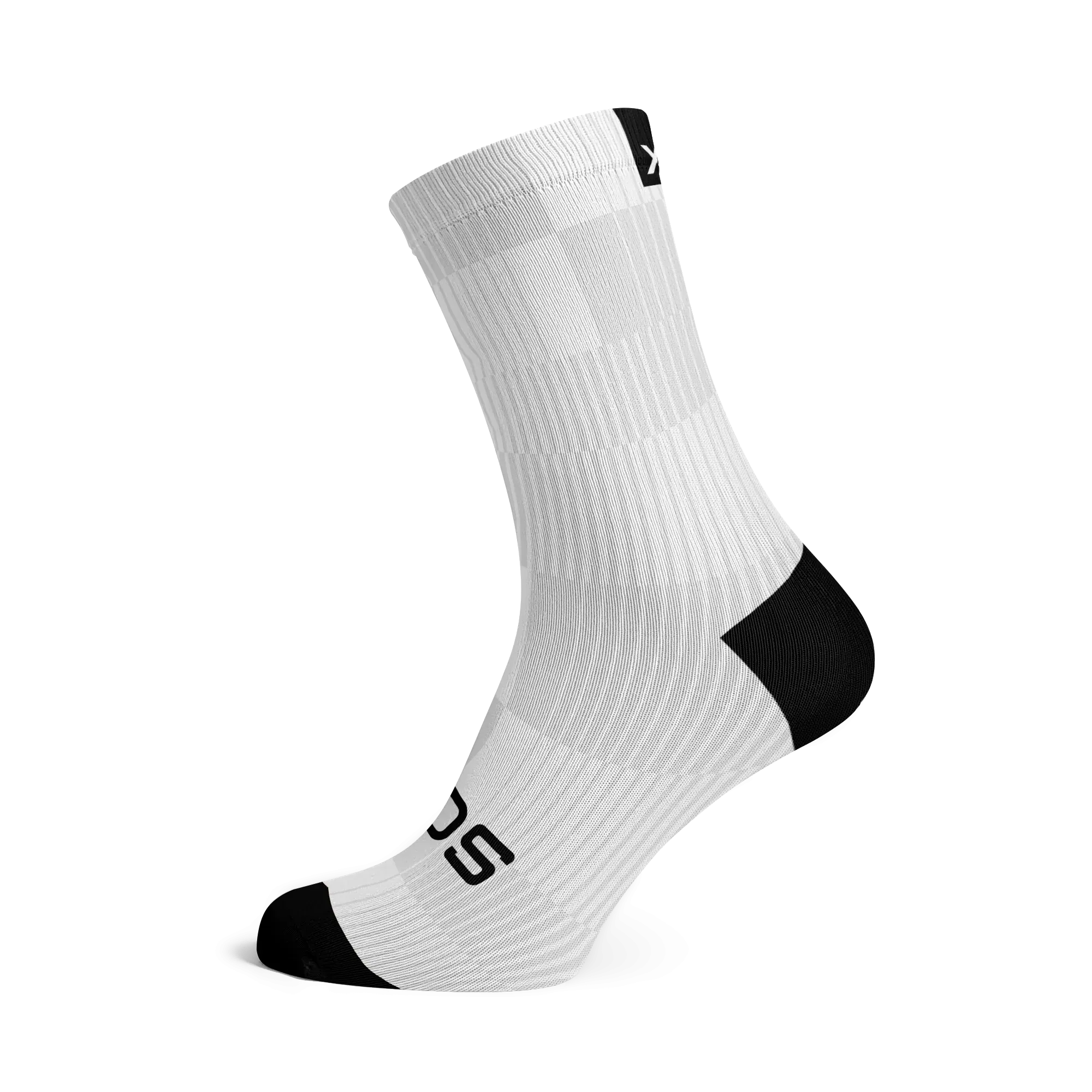 Sox Slight White Crew Length Socks