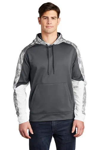 Sport-Tek® ST231 Sport-Wick® Mineral Freeze Fleece Colorblock Hooded Pullover