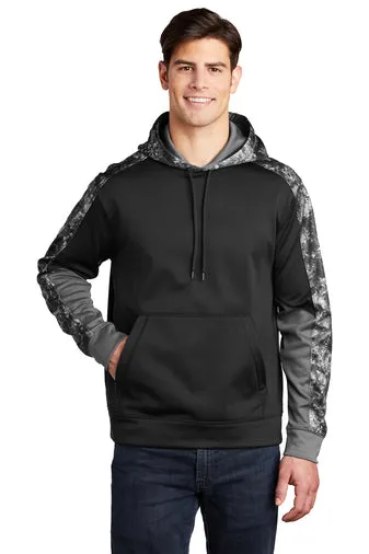 Sport-Tek® ST231 Sport-Wick® Mineral Freeze Fleece Colorblock Hooded Pullover