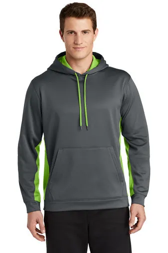 Sport-Tek® ST235 Sport-Wick® Fleece Colorblock Hooded Pullover