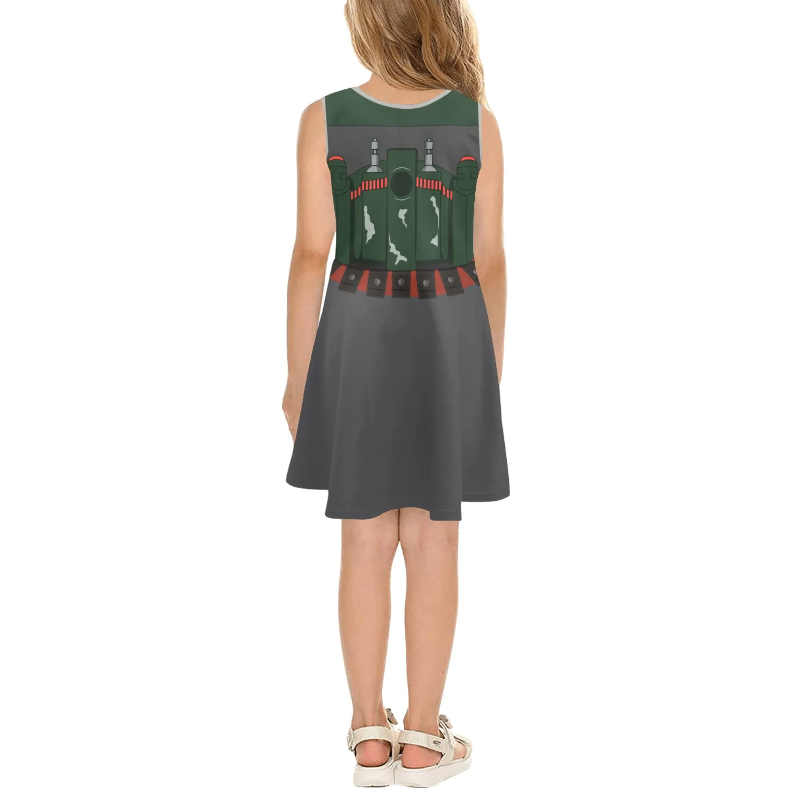 Star Wars Boba Fett Girls' Sleeveless Sundress